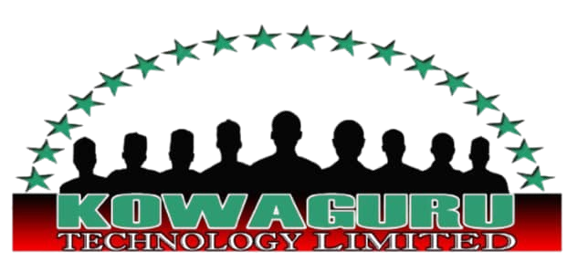 Kowagurutech White Logo